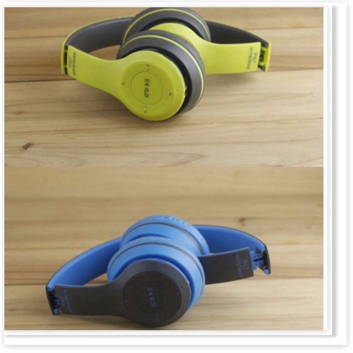 Tai nghe chụp tai Bluetooth P47 có khe thẻ nhớ - Cao cấp | BigBuy360 - bigbuy360.vn