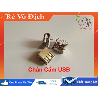 Chân Cắm Sạc Đầu USB 2.0 Đầu Cái 90 Độ