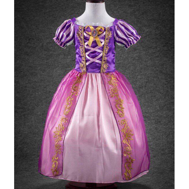 Đầm công chúa Tóc Mây Rapunzel