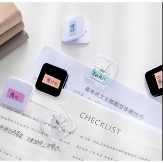 Kẹp giấy trong suốt kẹp bướm giấy kẹp nhựa trong suốt giữ tài liệu