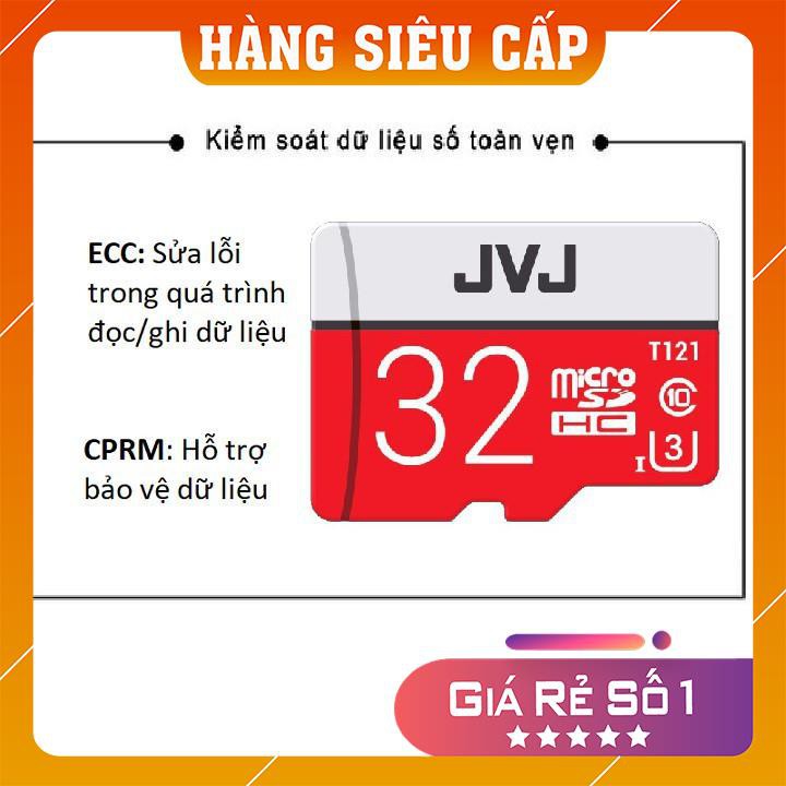 [Hàng xịn] Combo 2 Thẻ nhớ JVJ 32G ProU3 Class10 – chuyên dụng cho CAMERA, hàng tốt giá tốt BH 5 năm, 1 đổi 1 | BigBuy360 - bigbuy360.vn