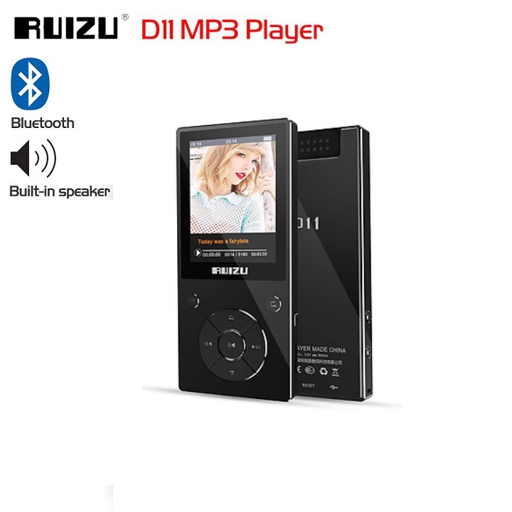 [Mã 155ELSALE giảm 7% đơn 300K] Máy nghe nhạc Ruizu D11 màn hình 2.4inch Bluetooth Mp3/Mp4