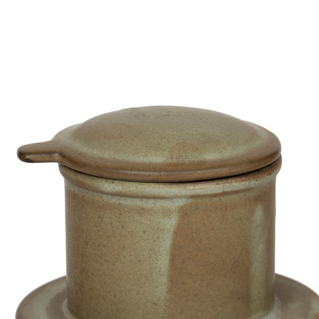 Phin cà phê gốm sứ Bát Tràng Đông Gia Xanh Chấm Trắng, Xanh Lá - Dùng biếu tặng, uống cà phê - Anni Coffee