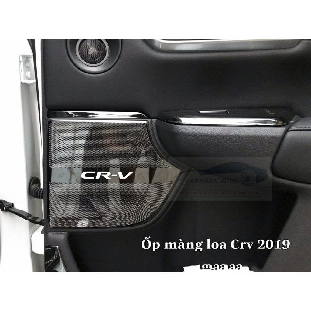 Combo 4 Ốp Màng Loa Titan Xe Honda CRV CR-V 2018 2019 2020 2021 2022 Cao Cấp