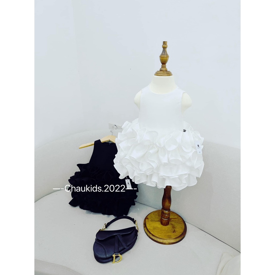 SALE VÁY THIẾT KẾ CÔNG CHÚA BỒNG BỀNH XINH  ĐI DỰ TIỆC ĐI CHƠI XẮN SIZE 10-18KG(VTK)