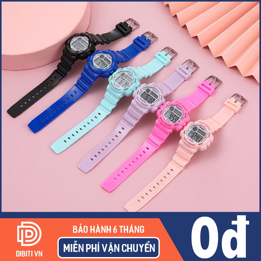 Đồng Hồ Điện Tử Unisex Sport Watch S84, Lịch Vạn Niên Đa Chức Năng, Đèn Led 7 Màu, Dây Silicon Siêu Bền Bỉ
