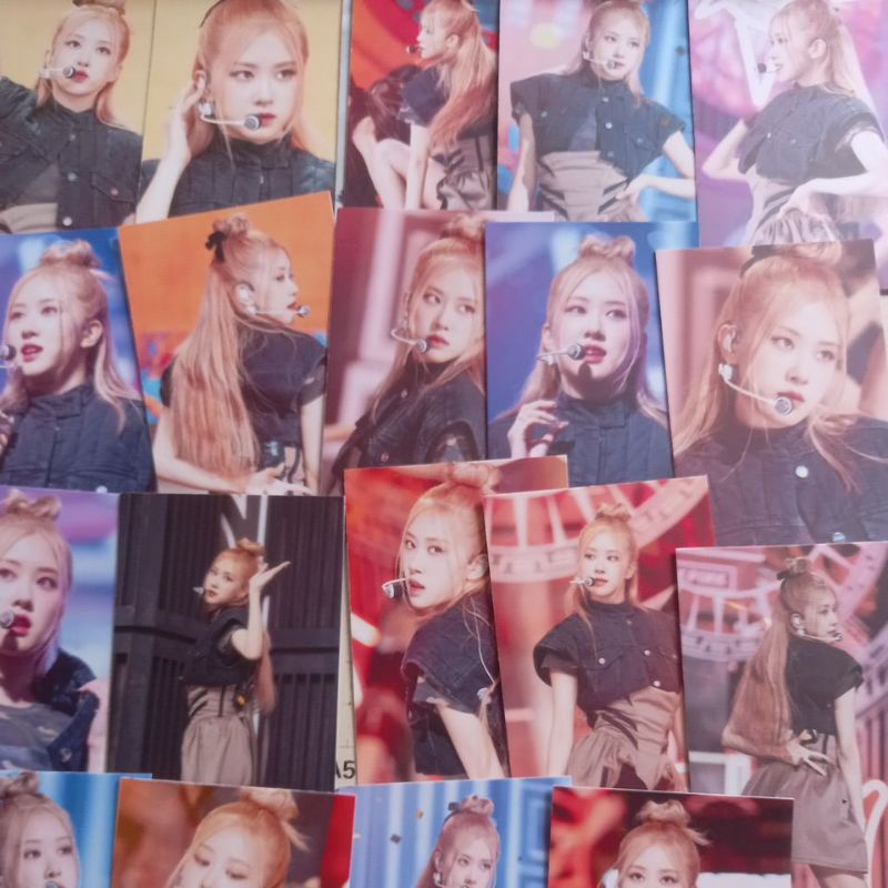 Lomo card 80 ảnh nhóm BLACKPINK -  Pink Venom Inkigayo lẻ từng thành viên