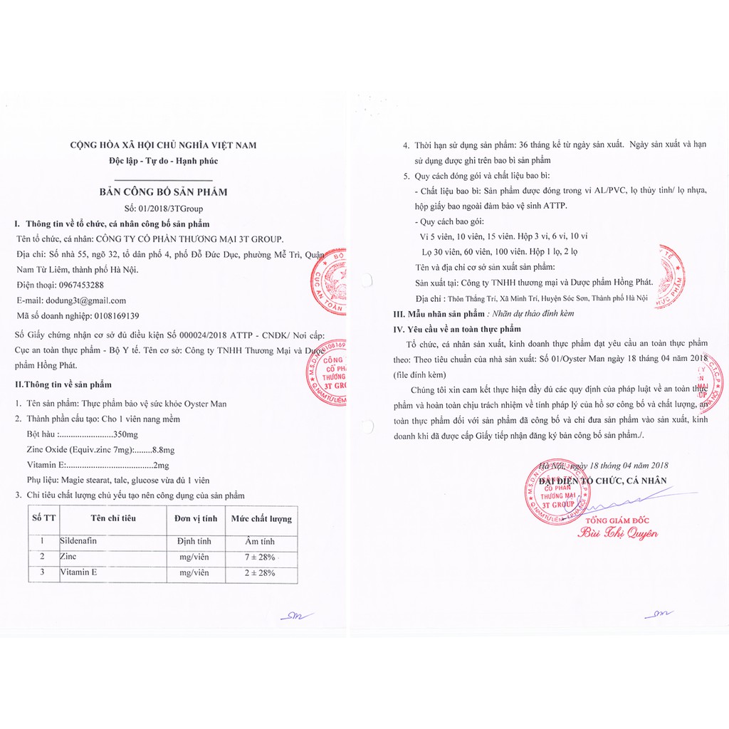 Hàu Oyster Man Tăng Cường Sinh Lý Nam Giới (Hộp 30 Viên) | BigBuy360 - bigbuy360.vn