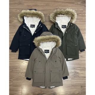 Parka lót lông S&C xuất Hàn có video cận chất