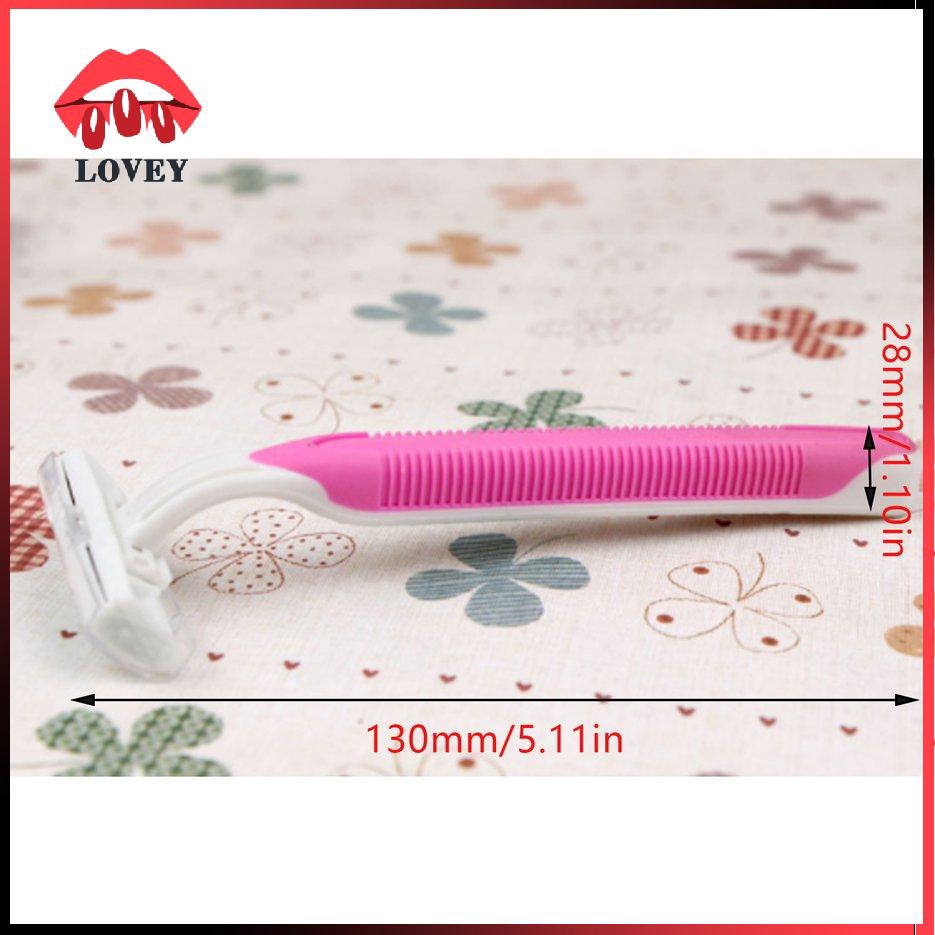 Set 4 dao cạo lông cho vùng da dưới cánh tay 3 lưỡi Razor kèm 1 lưỡi dao thay thế dành cho nữ / nam