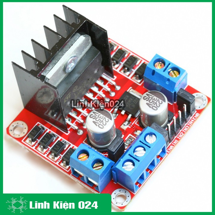 Module L298 Mạch Cầu H Điều Khiển Động Cơ DC