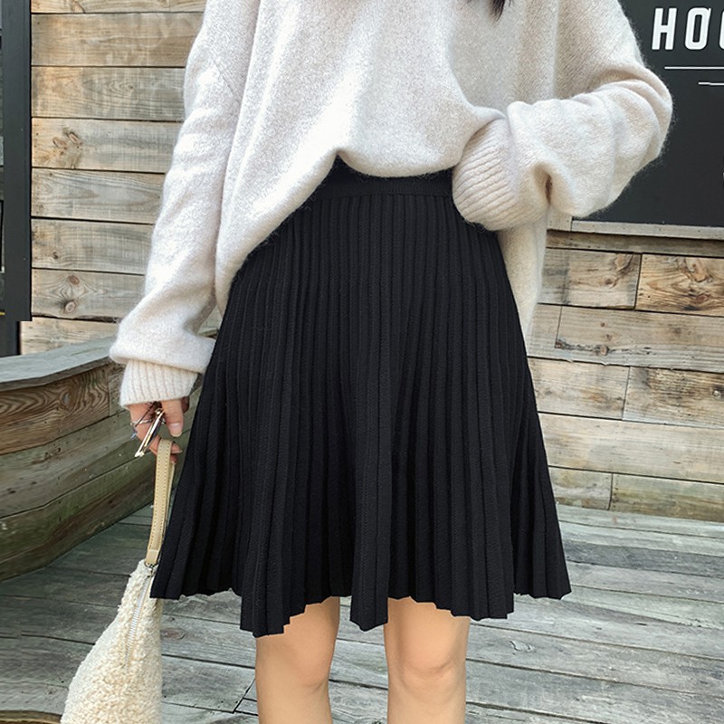 (Order bigsize M-5XL, có ảnh thật) váy xếp li eo cao a-line | BigBuy360 - bigbuy360.vn