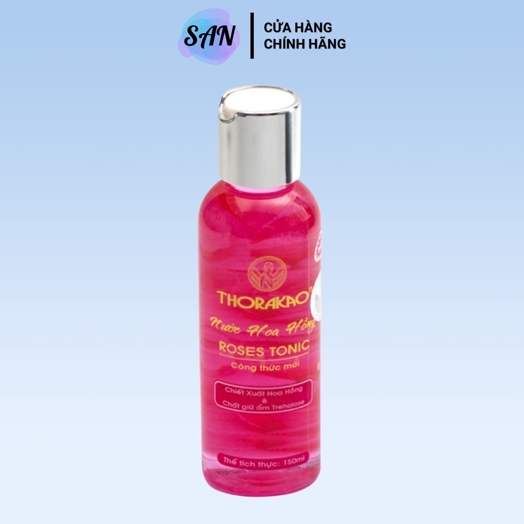 Nước hoa hồng cân bằng da Thorakao - Giúp giữ ẩm, bảo vệ làn da, cân bằng độ ẩm 150ml