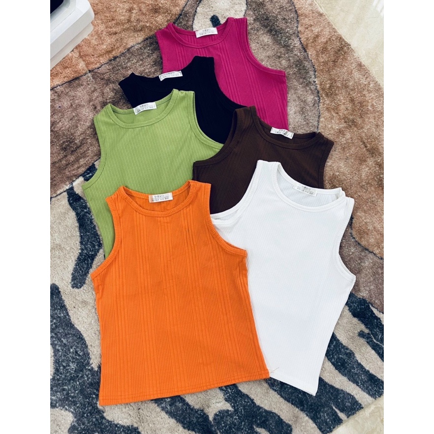 Áo ba lỗ tăm dáng dài