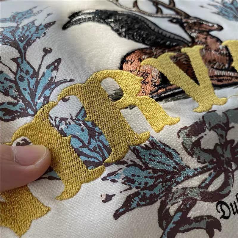 [Mã SKAMPUSHA8 giảm 8% đơn 300K] Áo thun tay lỡ thêu Hươu NIRVANA cao cấp , áo phông T shirt nam nữ unisex , MSW Town | BigBuy360 - bigbuy360.vn