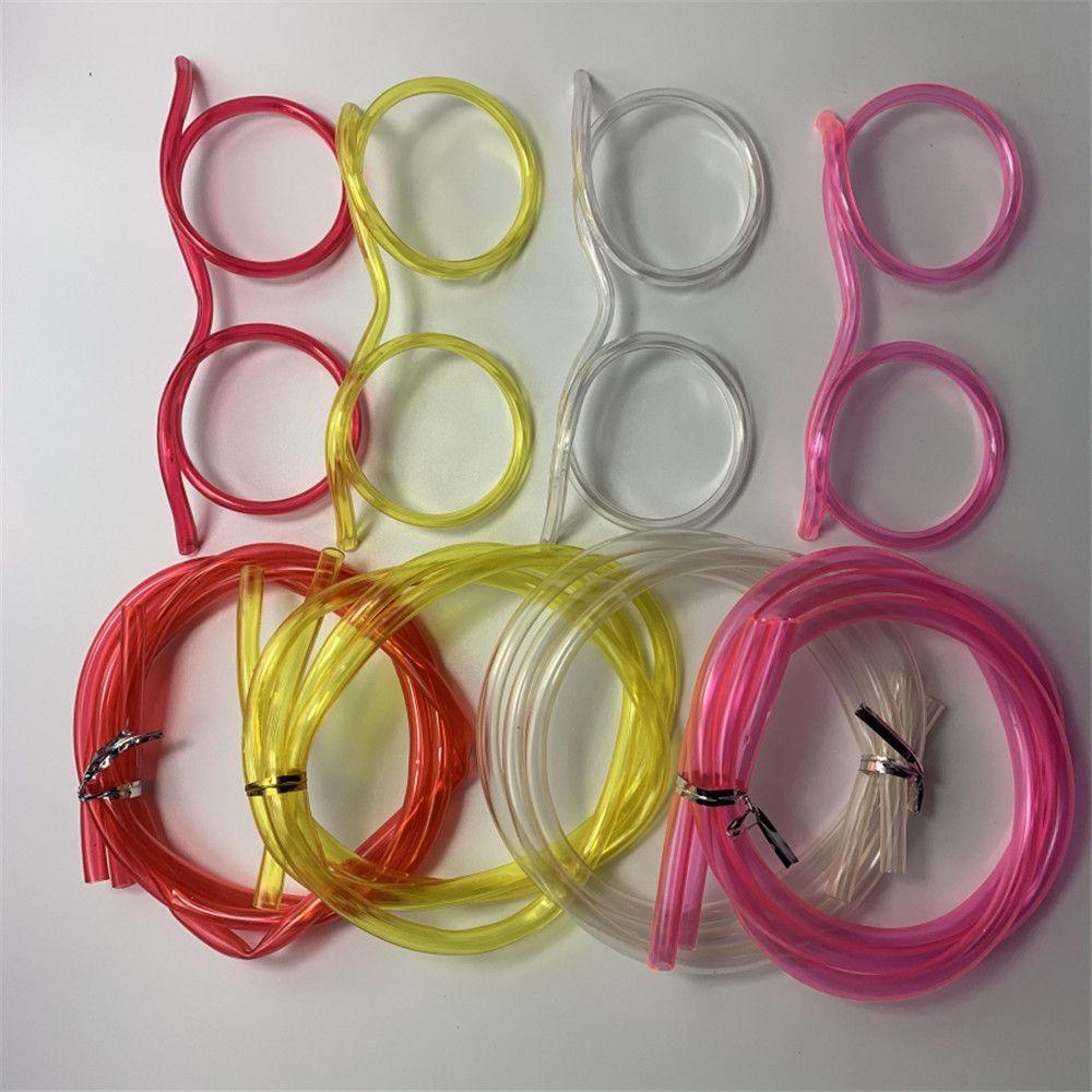 Ống Hút Hình Tròn Trong Suốt Bằng Nhựa An Toàn Thực Phẩm Cho Bé