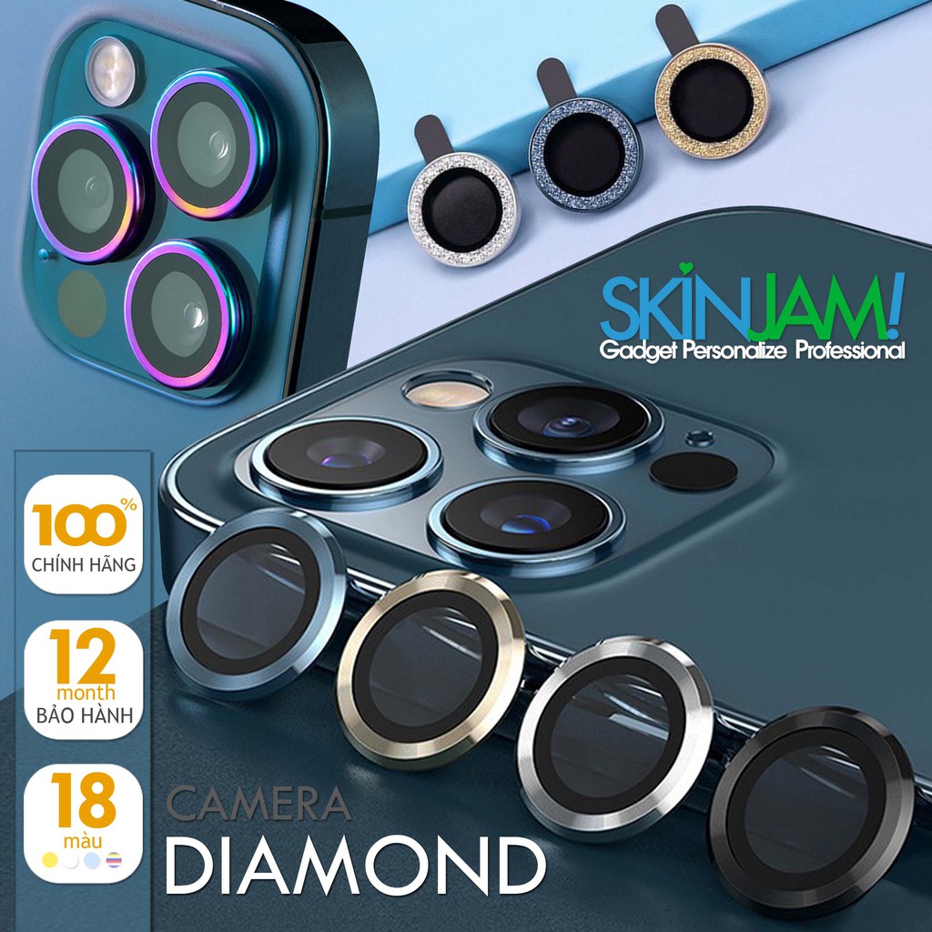 Camera Lens Diamond | Titan | iPhone 12 Pro Max / 12 Pro / 12 / 12 Mini 11/11pro | HOT HOT Về 18 Màu | Từng Vòng Camera