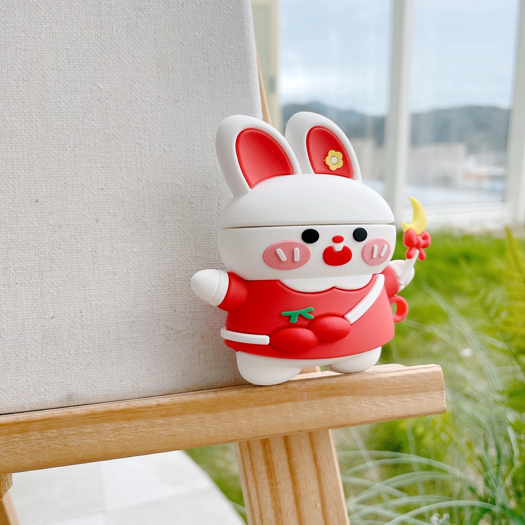 Vỏ Bảo Vệ Hộp Sạc Tai Nghe AirPods3 Gen AirPods3 2021 3 Bằng Silicon Hình Đũa Thần Dễ Thương Tiện Dụng Ốp