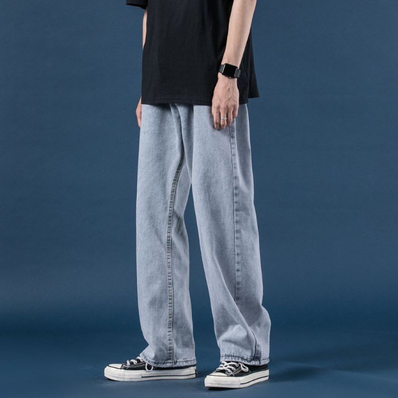Quần jean baggy nam Đen Official  form unisex ống rộng dáng suông chất bò cao cấp hot trend 2021 QD04