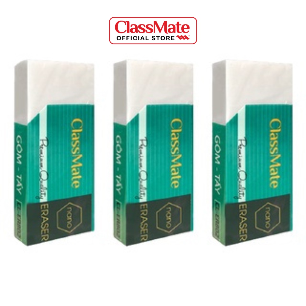 Gôm Tẩy Nano Premium To CLASSMATE Giúp Làm Sạch Các Vết Chì Đen Một Cách Nhanh Chóng, Tiện Lợi, An Toàn Cho Bé CL-ER802