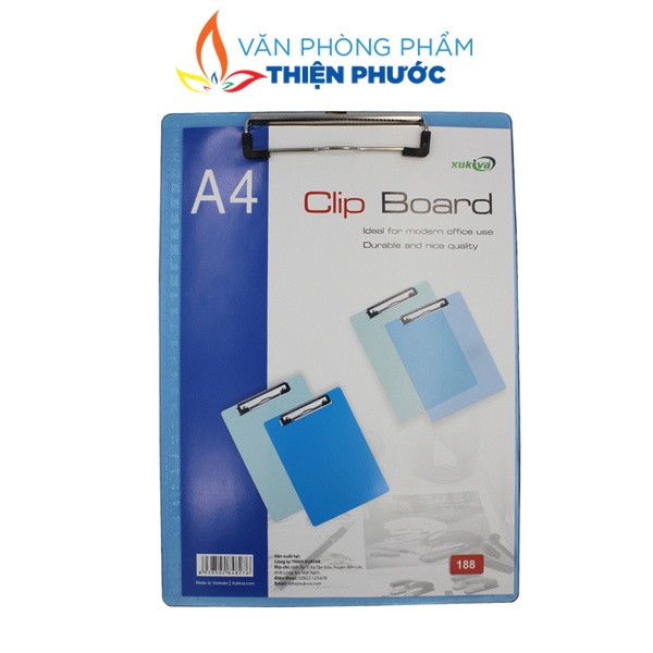 Bìa trình ký A4 Xukiva kẹp hồ sơ tài liệụ, chất liệu mica