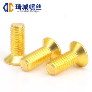 Ốc Vít Đầu Dẹt Bằng Đồng Thau M6 Chuyên Dụng Cho Máy Khoan Phillips