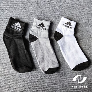Tất vớ thể thao nam adidas cổ lửng, dệt kim với 3 màu