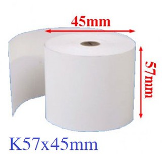 Giấy in bill K57x45mm, giấy in hóa đơn, giấy in nhiệt k57 phi 45