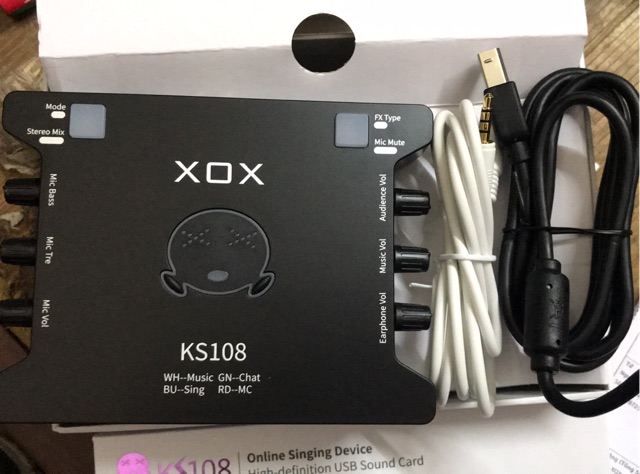 [Freeship toàn quốc từ 50k] Sound Card XOX KS108