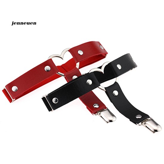 Dây Nịt Bít Tất Giả Da Phối Hình Trái Tim Gợi Cảm Cho Nữ