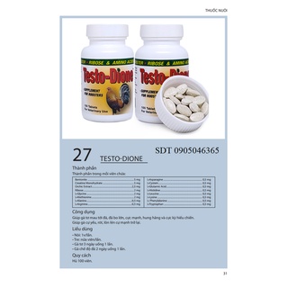 Testo-Dione - Giúp Gà Lỏn Lẻn mau cự - Nuôi Tăng Bo