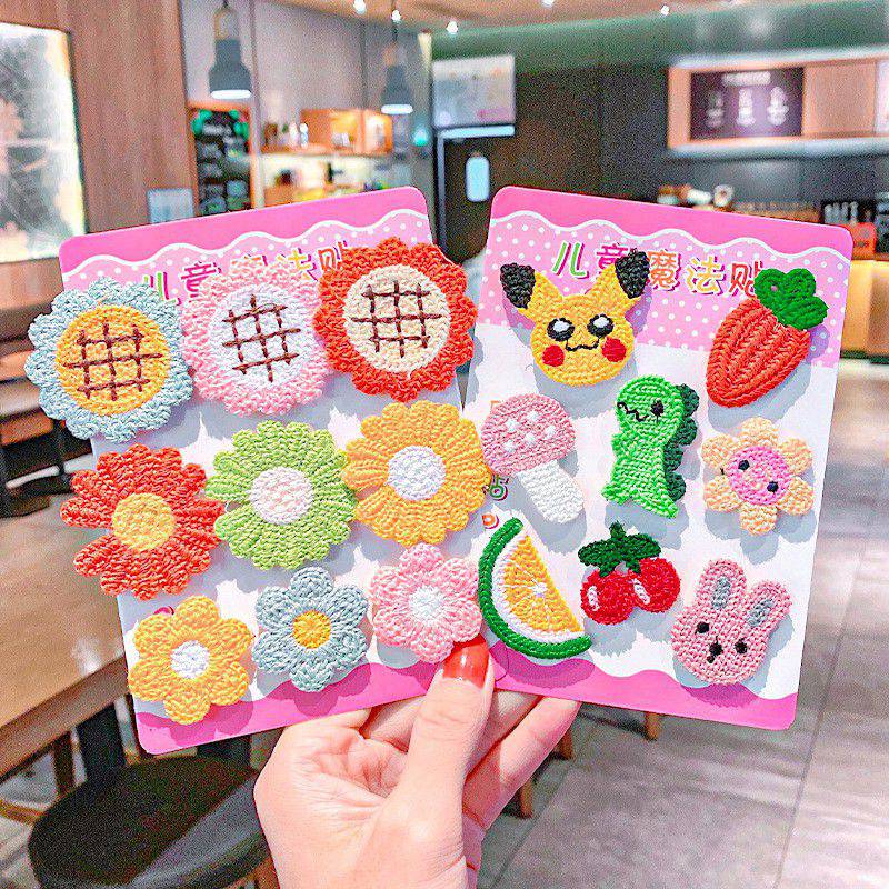 Bộ kẹp tóc thiết kế kiểu Hàn Quốc xinh xắn cho bé gái