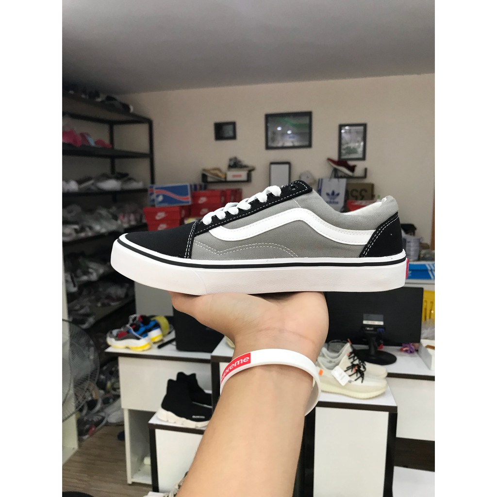 [Freeship+BOX TAG ] Giày V old school phối xám đen