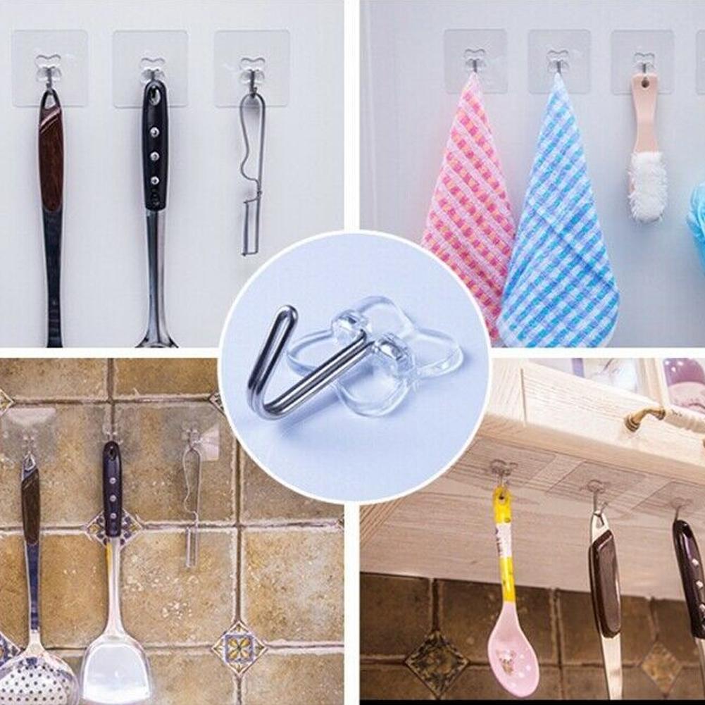 Móc Treo Đồ Dán Tường Trong Suốt Chịu Lực Tốt P1M1