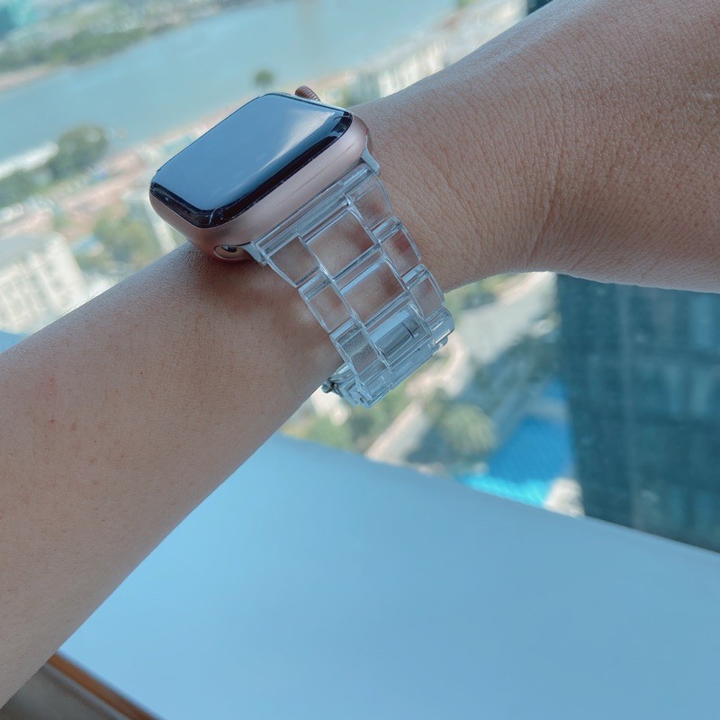 Dây đồng hồ trong suốt apple watch s1/2/3/4/44