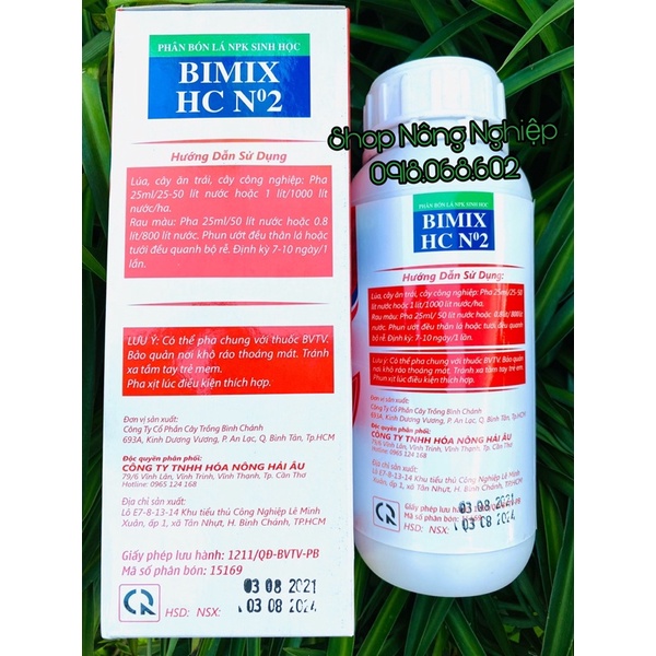 Chế phẩm giảm Stress, giải độc và phục hồi cây suy 500ml