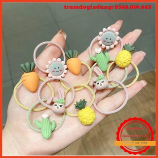 Vỉ 10 dây chun buộc tóc cute