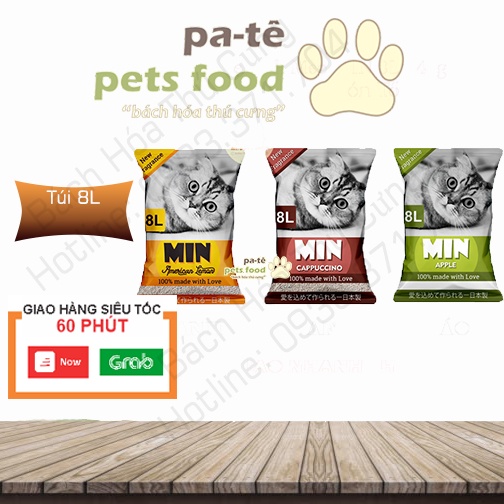 [Mã PET50K giảm Giảm 10% - Tối đa 50K đơn từ 250K] Cát vệ sinh cho mèo Cát Min 8L - Siêu tiết kiệm