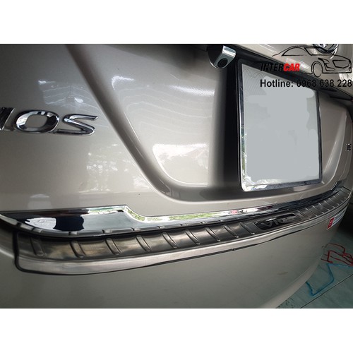 Ốp cản sau xe Toyota Vios 2019 -2020-2021 Mép cốp