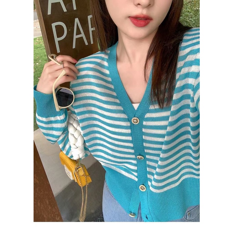 NRVP Áo KhoáC Cardigan Tay DàI Phong CáCh HàN QuốC