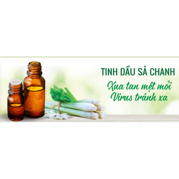 Tinh dầu sả chanh Devi Tuệ Linh [Chính hãng] - Khử mùi, khử khuẩn, tạo hương thơm, xua đuổi con trùng