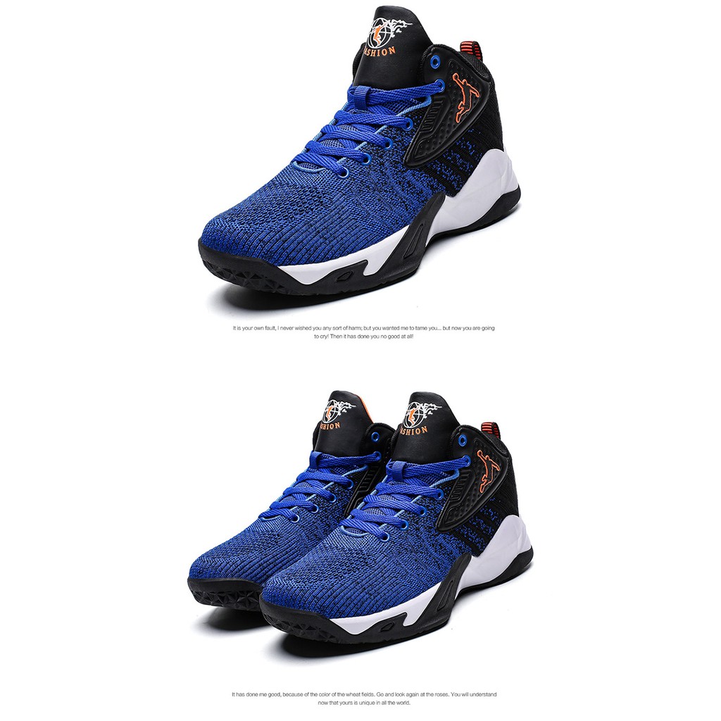 Giày thể thao nam - Giày Sneaker Hamishu-JY8 màu xanh cá tính hiện đại