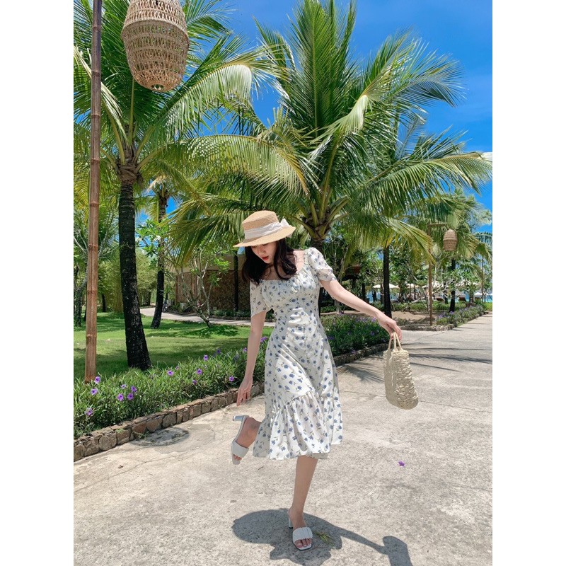 [Mã SKAMA06 giảm 8% tối đa 50K đơn 250K] Đầm TIELA dài - Chân Bèo Voan Lót Lụa Cao Cấp | BigBuy360 - bigbuy360.vn