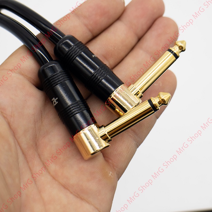Dây 3 5mm Ra 2 Jack 6 Ly Góc Vuông, dài 10met 8met 6met - MrG