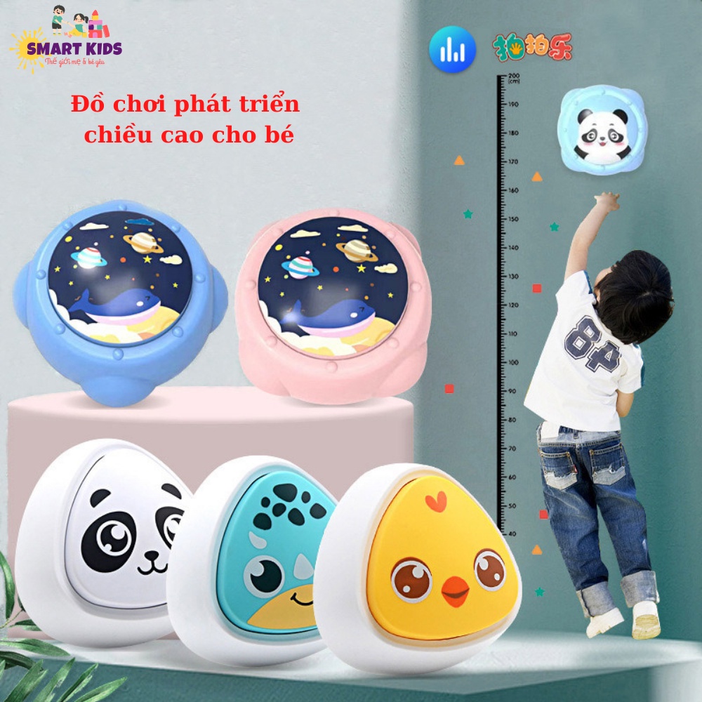 Bộ Đếm Nhảy Cao - Đồ Chơi Vận Động Chạm Nhảy Tăng Chiều Cao Cho Bé, Đếm Số Giọng Nói Phát Sáng Smartkids