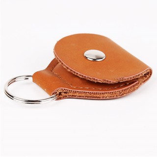 Móc khóa đựng pick bằng da