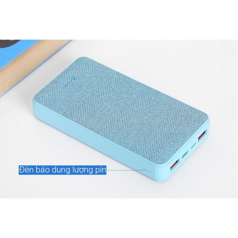 SALE HOT GIẢM SỐC Sạc dự phòng Polymer 15000mAh Type C PD QC3.0 Xmobile PowerBox P72D Xanh giá 499.000