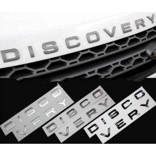 Tem dán chữ nổi discovery 3d inox trang trí trên ô tô