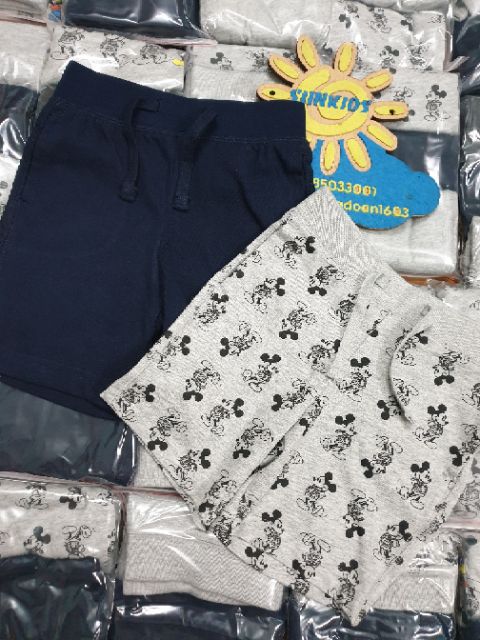 Quần Baby Gap mickey và tím than