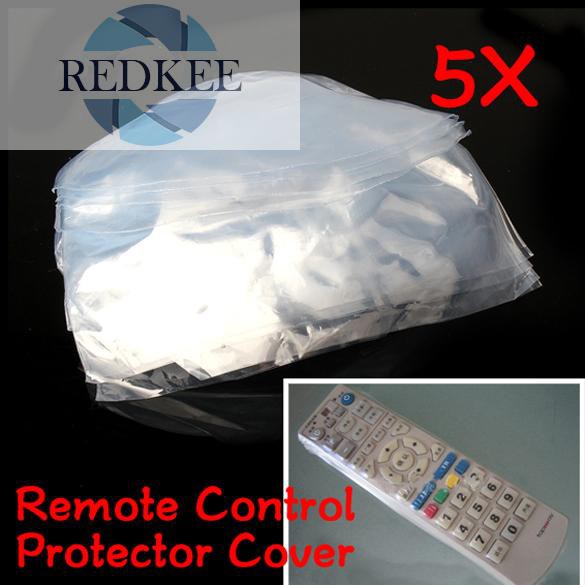Bộ 5 Miếng Phim Co Nhiệt Bảo Vệ Remote Điều Khiển Từ Xa Tiện Dụng
